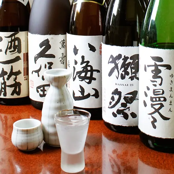 地酒などのお飲物